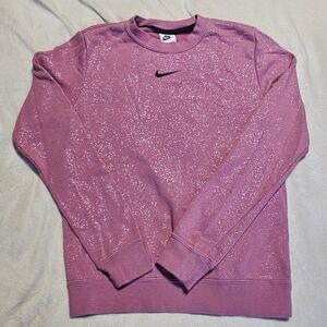 🌟Nike🌟Women's Sparkling Pink Crewneck Sweater, Size XS